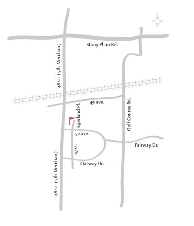 Map of Stony Plain